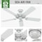 Hunter Hunter Sea Air 52 in. White Outdoor Ceiling Fan 53054 - alternate 2